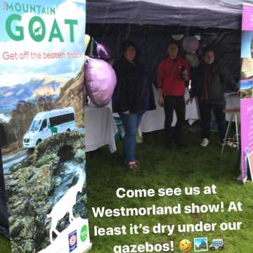 Mountain Goat had a wonderful (and wet) Westmorland County Show