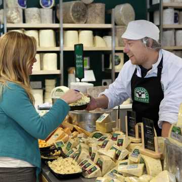 Cheese at Wensleydale Creamery