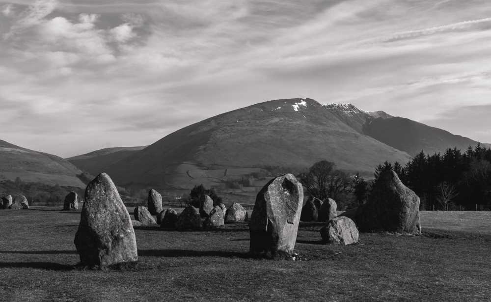 Castlerigg with Blencathra in the background